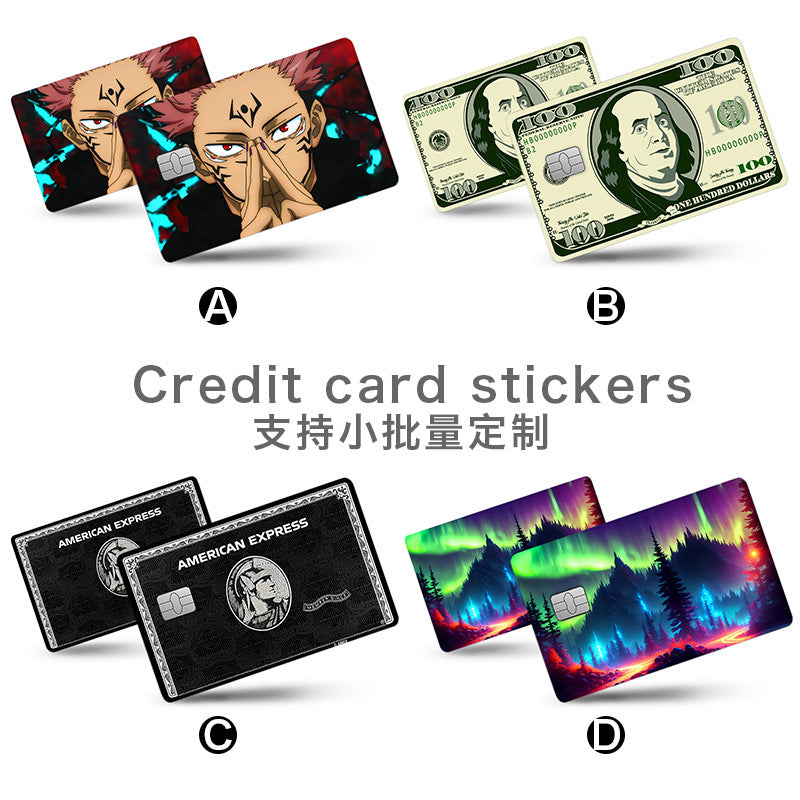 Top selling product suitable for credit card stickers, art decoration card stickers