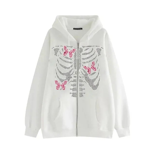 Hip-Hop Street Butterfly Hoodie For Women